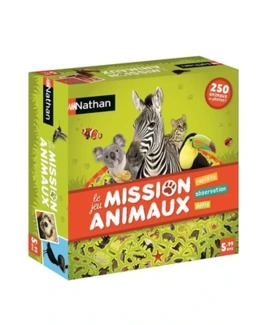 Jeu d'observation Mission animaux
