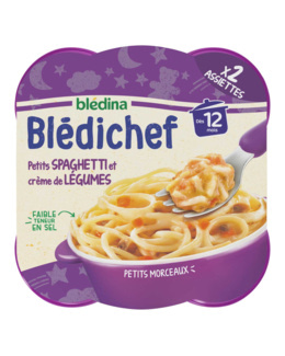 BLEDICHEF Petits spaghetti et crème de légumes