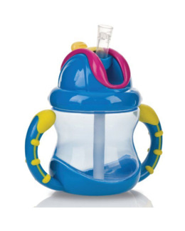 Gobelet FLIP IT 270 ml à anses et paille