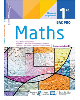 Mathématiques 1ère Bac Pro groupements A et B - cahier de l'élève - Éd. 2021