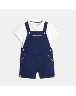 Ensemble salopette courte et polo