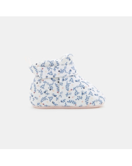 Chaussons valise maternité fleuris