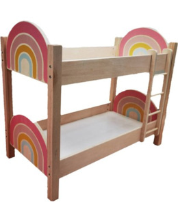 Mon lit superposé en bois pour poupées