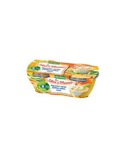 LES IDEES DE MAMAN Légumes varies petites pâtes veau 2x200 g dès 6 mois