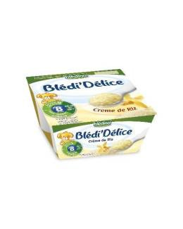 BLEDINA - Blédi'Délice Crème de riz 4x100 g