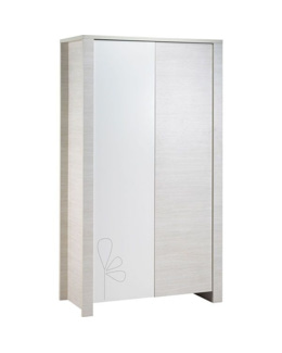 Armoire bébé 2 portes opale