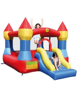 Château gonflable avec toboggan