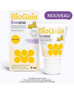 BioGaia® Evo BÉBÉ Gouttes probiotiques
