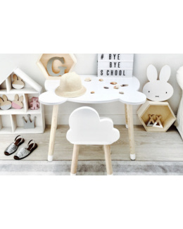 Table + chaise nuage