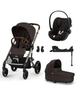 Poussette Trio Balios s Lux 3 + Siège auto Cloud g i-Size + Nacelle + Base g