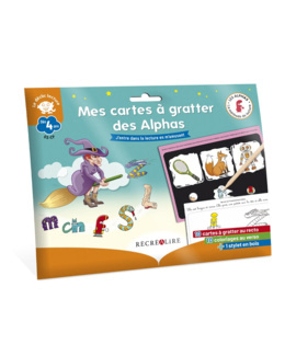 Jeu éducatif Mes Cartes à gratter Les Alphas