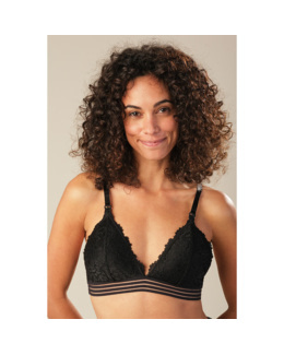 Soutien-gorge de grossesse et allaitement sans armatures en dentelle