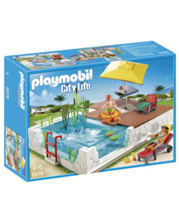 Playmobil City Life - Piscine avec terrasse