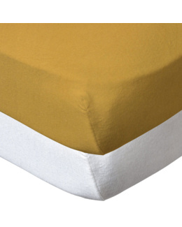 Lot de 2 draps housse unis