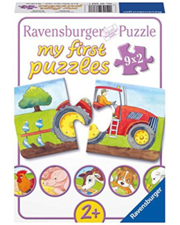 Puzzle 2 x 12 pièces : Pat'Patrouille : Ryder et la Pat'Patrouille