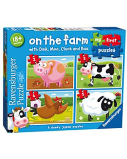 Puzzle - Mes premiers puzzles - À la ferme - 2, 3, 4 et 5 pièces
