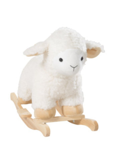 Mouton à bascule en bois