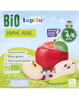 Compotes bébé Bio - Pomme, poire