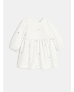 Robe en velours bébé fille