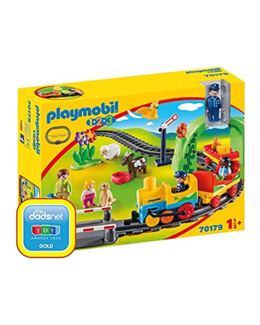 Playmobil 1.2.3 - Train avec passagers et circuit
