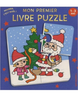 Mon premier livre puzzle 'Hourra c'est Noël !'