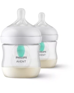 Lot de 2 biberons valve AirFree Natural à Réponse Naturelle 125ml