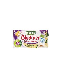 BLEDINER poireaux pommes de terre 2x250 ml dès 6 mois (sans gluten)