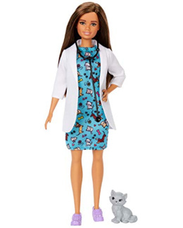 Barbie Métiers - Poupée Barbie vétérinaire