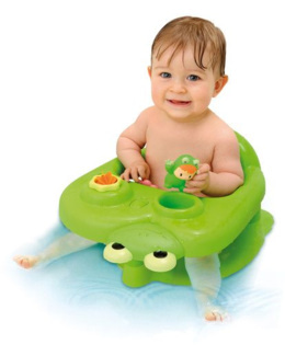 Siège de bain et table d'activités Cotoons