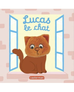 Livre marionnette Lucas, le chat