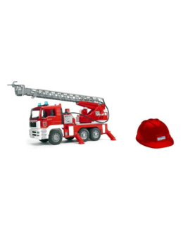 Camion de pompier avec module électronique et casque