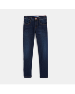 Jean slim 5 poches bleu garçon