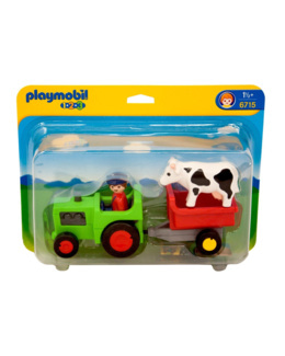 Playmobil 1.2.3 - Fermier et tracteur