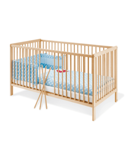 Lit bébé Hanna naturel 60 x 120