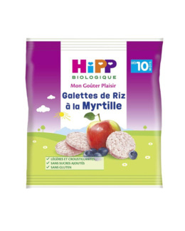 Galettes de riz à la Myrtille - 1 sachet x 30g - dès 10 mois