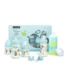 Pack Welcome Baby : 4 biberons + accessoires