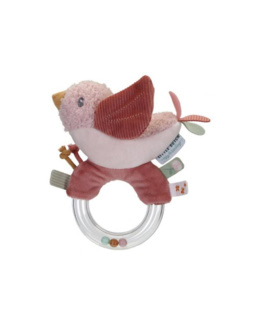 Hochet anneau oiseau Flowers & butterflies