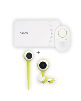 Pack moniteur Nanny BM-03 & babyphone vidéo Lollipop