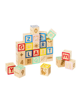 Cubes alphabet en bois