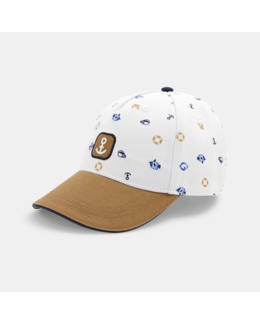 Casquette imprimée monde marin