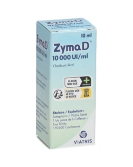 Solution buvable gouttes ZymaD 10000 UI/ml