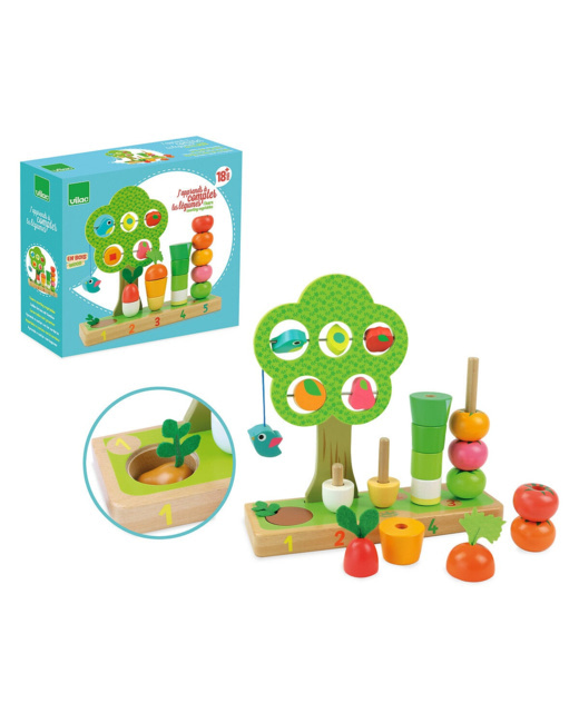 J'apprends à compter les légumes