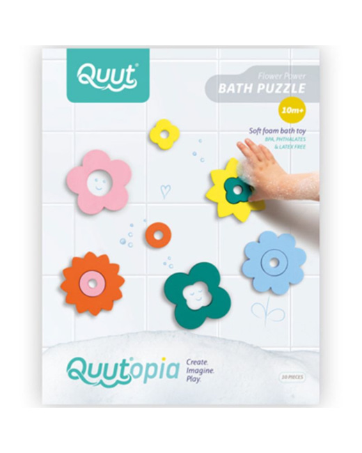 Puzzle de bain fleur Flower Power