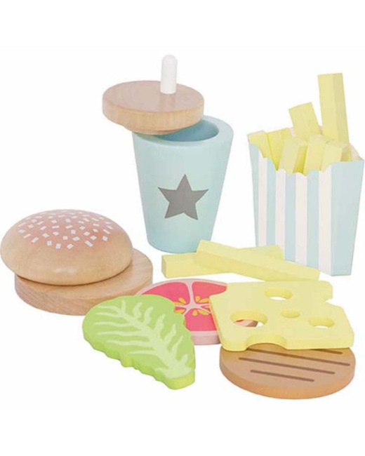 Coffret repas burger bois