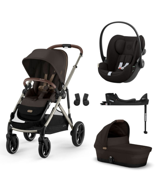 Poussette trio Gazelle s + siège auto cloud G I-size + nacelle s + base g