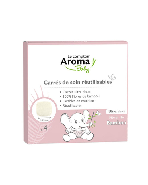 Carrés de soin réutilisables Baby