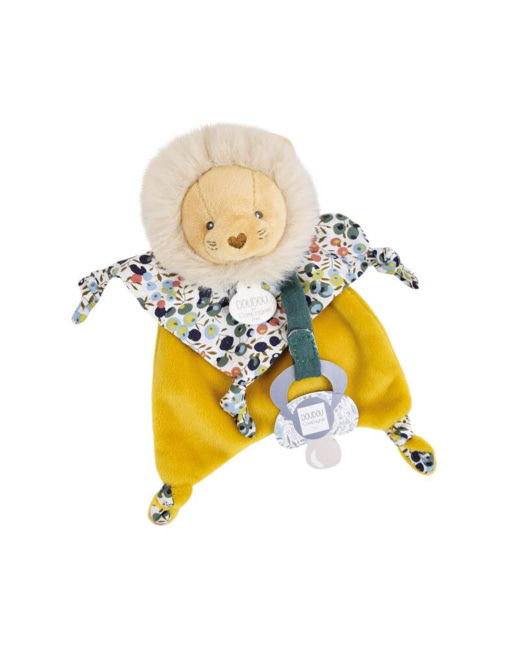 Doudou attache sucette Bohaime Lion