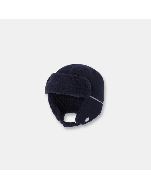 Bonnet chapka polaire bleu garçon