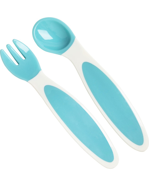 Lot de 2 couverts bébé ergonomiques