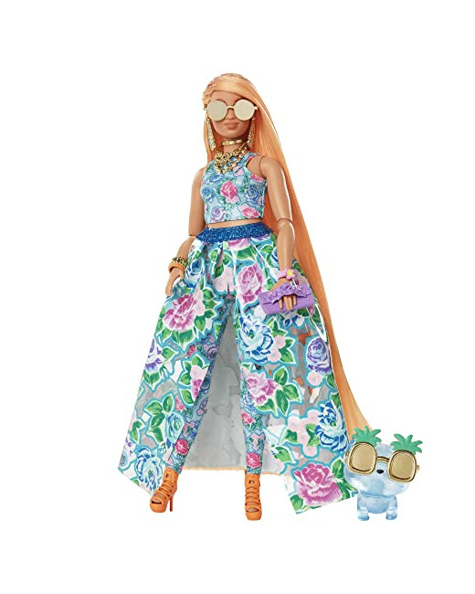 Barbie - Poupée Extra Chic - Fleurs